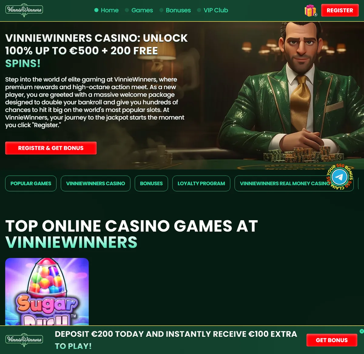 VinnieWinners Casino